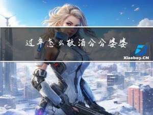 过年怎么敬酒公公婆婆