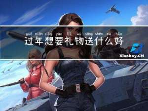过年想要礼物送什么好男生