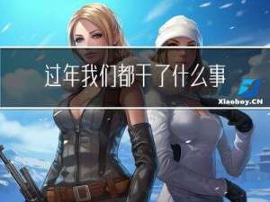 过年我们都干了什么事