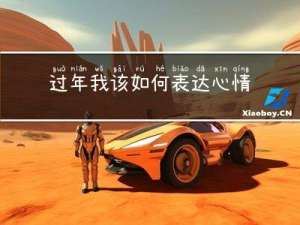 过年我该如何表达心情
