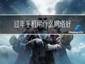 过年手机用什么网络好呢