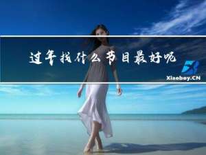 过年找什么节目最好呢