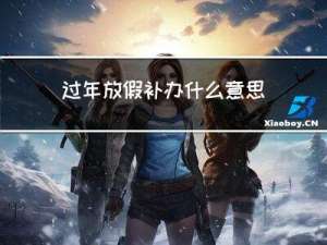 过年放假补办什么意思