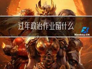 过年政治作业留什么