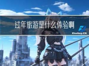 过年旅游是什么体验啊