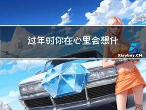 过年时你在心里会想什么