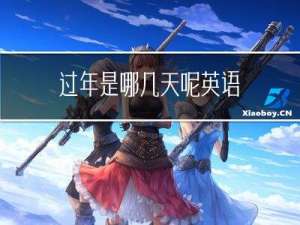 过年是哪几天呢英语