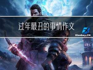 过年最丑的事情作文