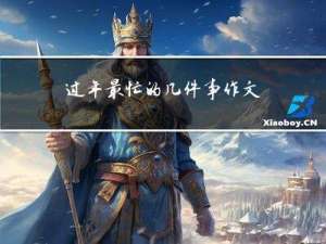 过年最忙的几件事作文