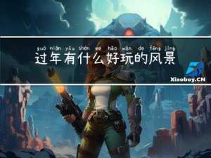 过年有什么好玩的风景吗