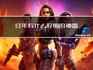 过年有什么好用的神器嘛