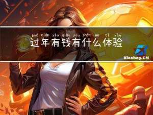 过年有钱有什么体验