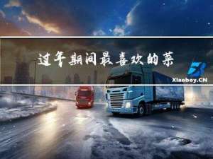 过年期间最喜欢的菜