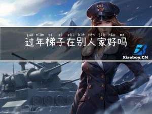 过年梯子在别人家好吗