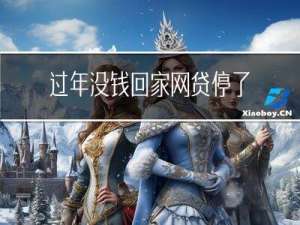 过年没钱回家网贷停了吗