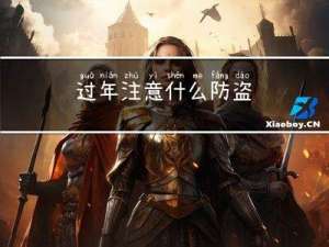 过年注意什么防盗