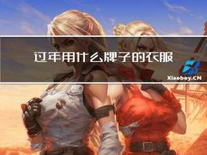 过年用什么牌子的衣服好