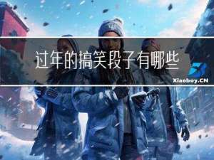 过年的搞笑段子有哪些图片