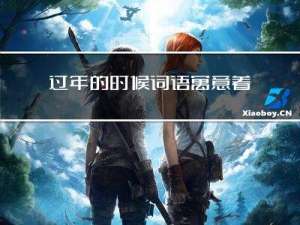 过年的时候词语寓意着什么
