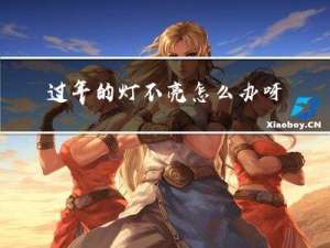 过年的灯不亮怎么办呀