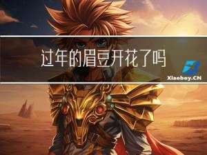 过年的眉豆开花了吗