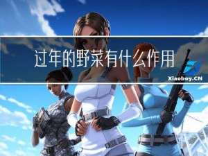 过年的野菜有什么作用