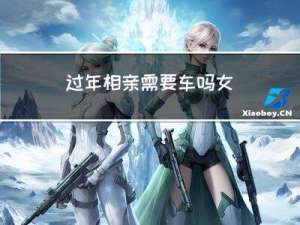 过年相亲需要车吗女