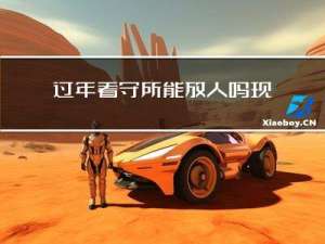 过年看守所能放人吗现在
