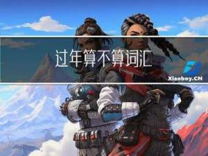 过年算不算词汇