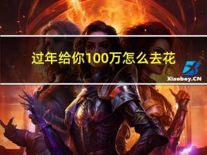 过年给你100万怎么去花