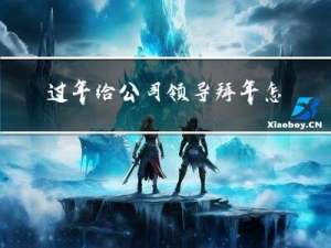 过年给公司领导拜年怎么说