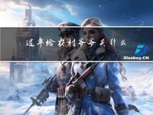 过年给农村爷爷买什么礼物