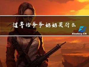 过年给爷爷奶奶买什么