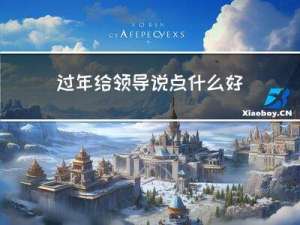 过年给领导说点什么好