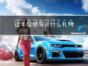 过年给领导送什么礼物好