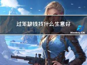 过年缺钱找什么生意好做