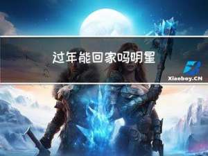 过年能回家吗明星