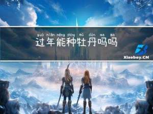 过年能种牡丹吗吗