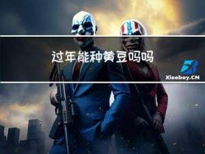 过年能种黄豆吗吗