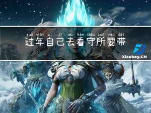 过年自己去看守所要带什么