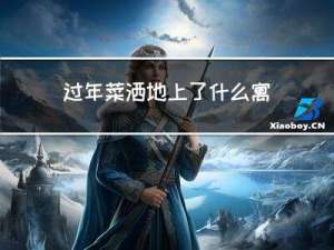 過年菜灑地上了什么寓意