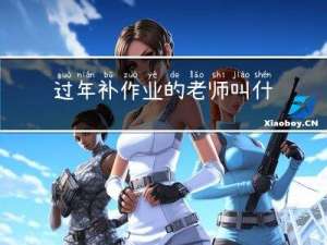 过年补作业的老师叫什么