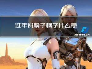 过年说橘子橘子什么意思