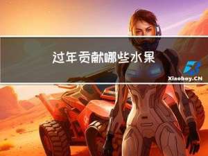 过年贡献哪些水果