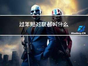 过年贴对联都叫什么
