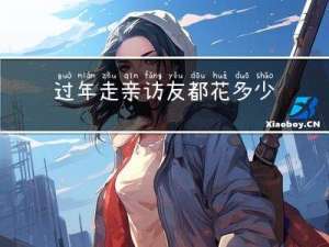 过年走亲访友都花多少钱