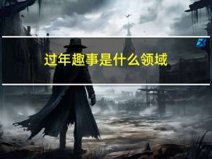过年趣事是什么领域