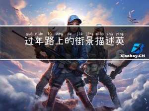 过年路上的街景描述英语