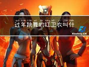 过年跳舞的红卫衣叫什么