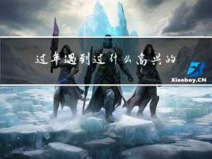过年遇到过什么高兴的事